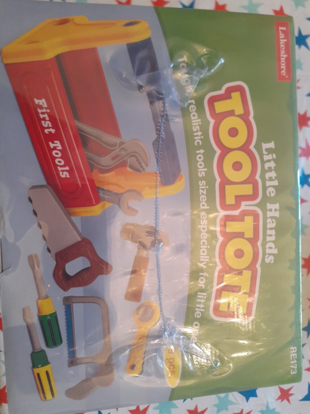LITTLE HANDS TOOL TOTE BRAND NEW SEALED BY LAKESHORE